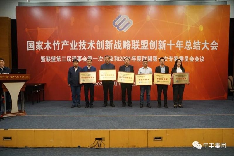 國家木竹聯(lián)盟創(chuàng)新十年丨寧豐集團(tuán)“新產(chǎn)品創(chuàng)新基地“及“專業(yè)實(shí)驗(yàn)室”通過認(rèn)定，并榮獲“創(chuàng)新獎(jiǎng)”
